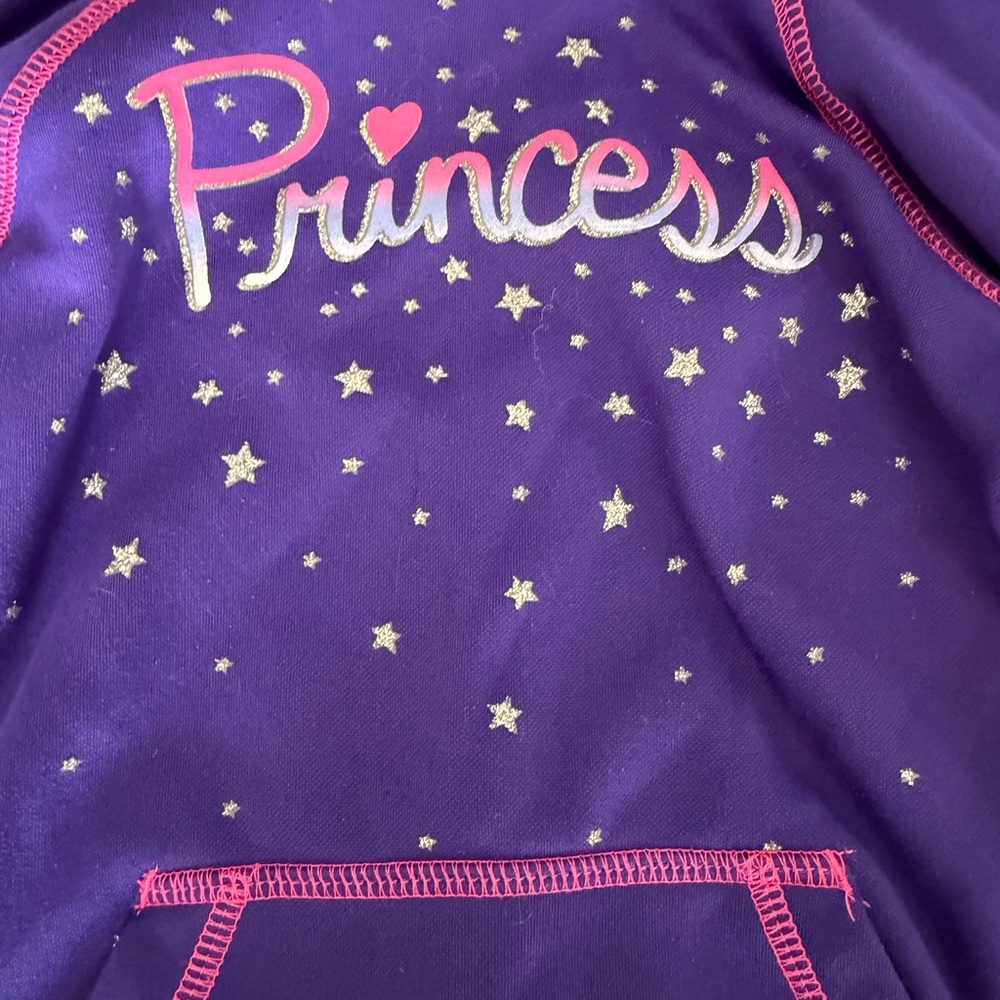 jumping beans Purple and Pink "Princess" Hooded Sweatshirt - Picture 6 of 6